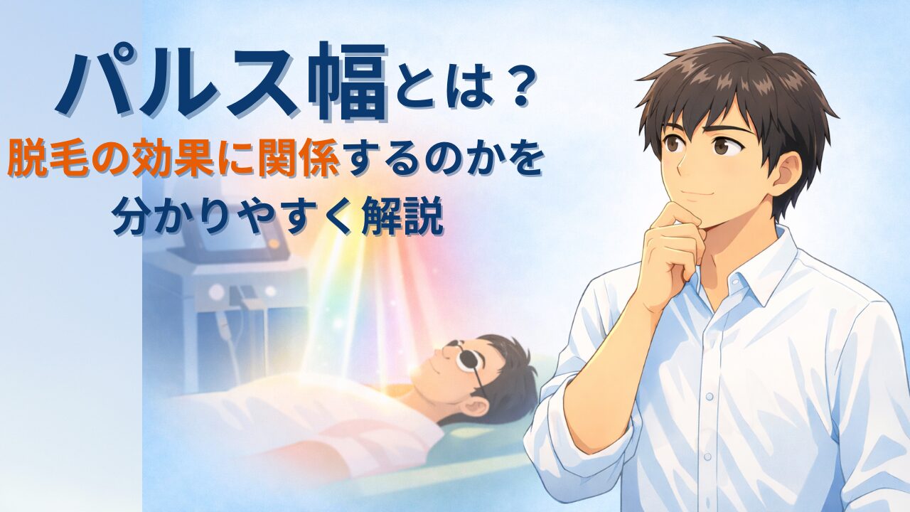 パルス幅とは？【脱毛の効果に関係するのか】を分かりやすく解説